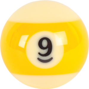 Super Aramith Pro Replacement Ball – #9 | Golden Break Billiards